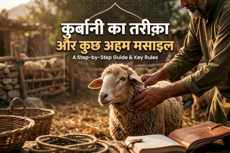 क़ुर्बानी का तरीक़ा और कुछ अहम मसाइल