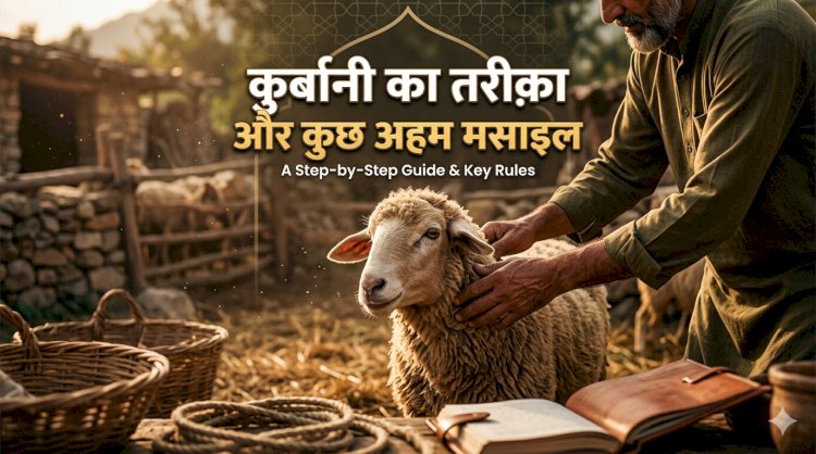 क़ुर्बानी का तरीक़ा और कुछ अहम मसाइल