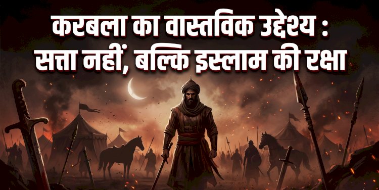 करबला का वास्तविक उद्देश्य : सत्ता नहीं, बल्कि इस्लाम की रक्षा