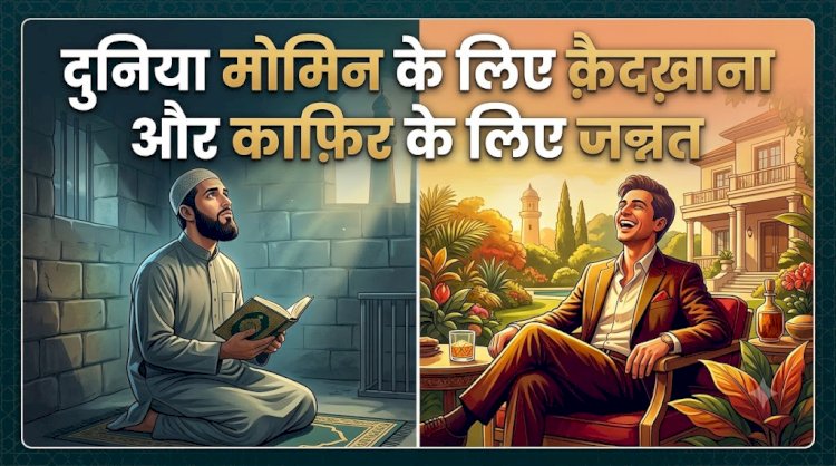 दुनिया मोमिन के लिए क़ैदख़ाना और काफ़िर के लिए जन्नत