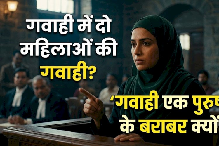 गवाही में दो महिलाओं की गवाही एक पुरुष के बराबर क्यों?