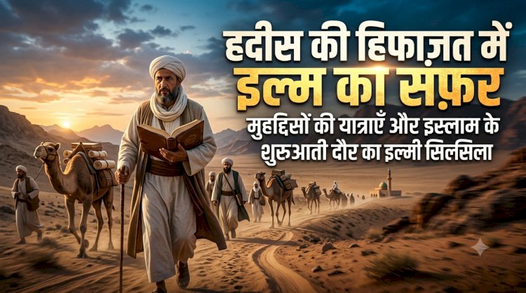 हदीस की हिफाज़त में इल्म का सफ़र: मुहद्दिसों की यात्राएँ और इस्लाम के शुरुआती दौर का इल्मी सिलसिला